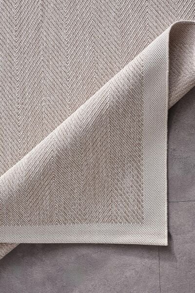 Deco Sisal 80140 Dikdörtgen Yıkanabilir Antitoz Halı 80X300 - Bej