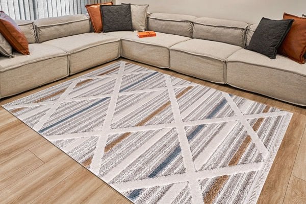Deco Daisy 16688 Dikdörtgen Tozumaz Makine Halısı 160X230 - Multi