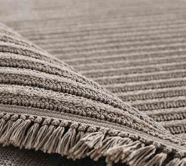 Deco Daisy 16666 Dikdörtgen Tozumaz Makine Halısı 100x000 - Bej