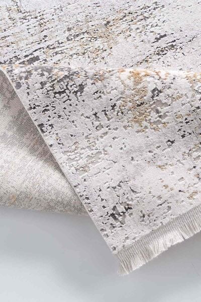 Black&Brown 15457 Dikdörtgen Doğal İplik Makine Halısı