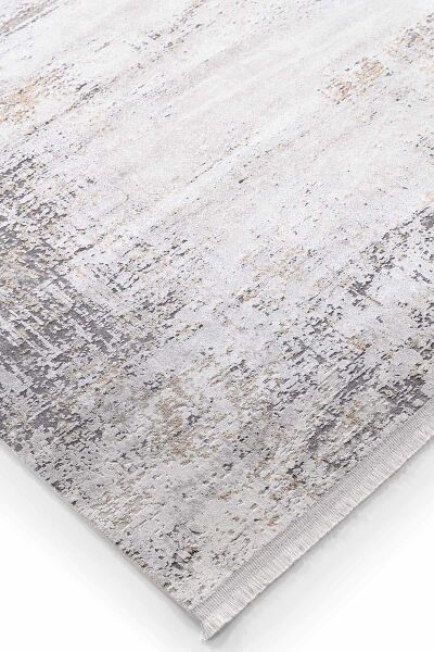 Black&Brown 15457 Dikdörtgen Doğal İplik Makine Halısı 80X150 - Bakır