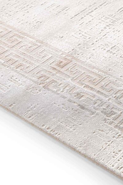 Black&Brown 11298 Doğal İplik Dikdörtgen Makine Halısı 100x300 - Kahverengi