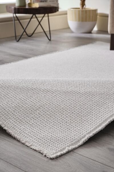 Deco Boheems 80147 Kaymaz Taban Dikdörtgen Halı 200X290 - Beyaz