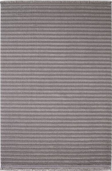 Deco Daisy 16666 Dikdörtgen Tozumaz Makine Halısı 160x000 - Gri