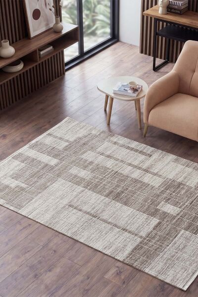 Novastyle 18864 Dikdörtgen Akrilik Makine Halısı 100x000 - Bej