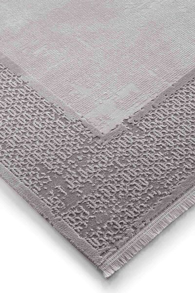 Viera 13882 Dikdörtgen Akrilik Halı 80X300 - Gri