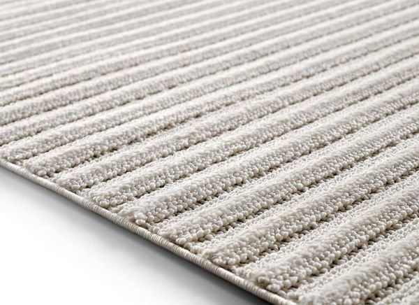Deco Daisy 16666 Dikdörtgen Tozumaz Makine Halısı 100x300 - Krem