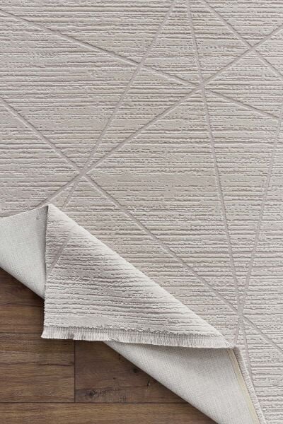 Novastyle 18871 Dikdörtgen Akrilik Makine Halısı 80X150 - Krem