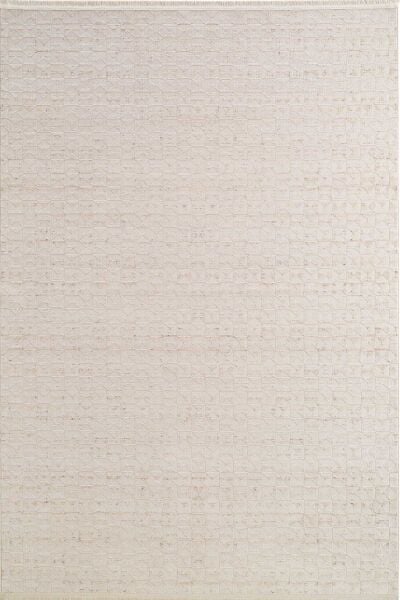 Lidya 16111 Dikdörtgen Tozumaz Makine Halısı 160X0000 - Krem