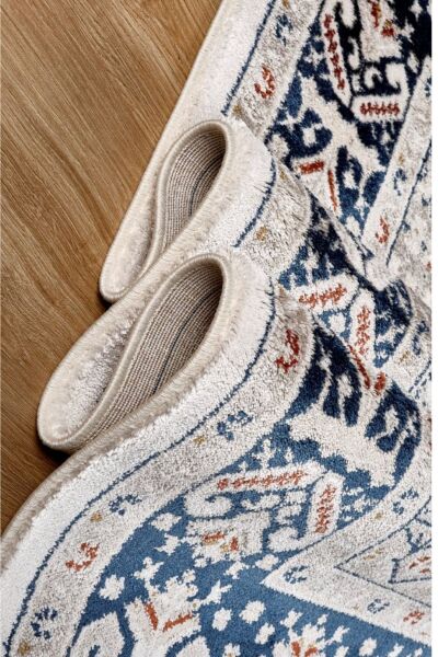 Zara 17434 Tozumaz Seccade 80X130 - Mavi | Gümüşsuyu