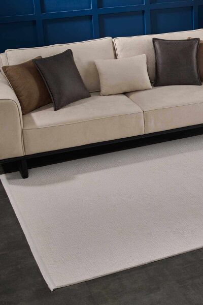 Carissa 11330 Dikdörtgen Akrilik Makine Halısı 160X230 - Krem