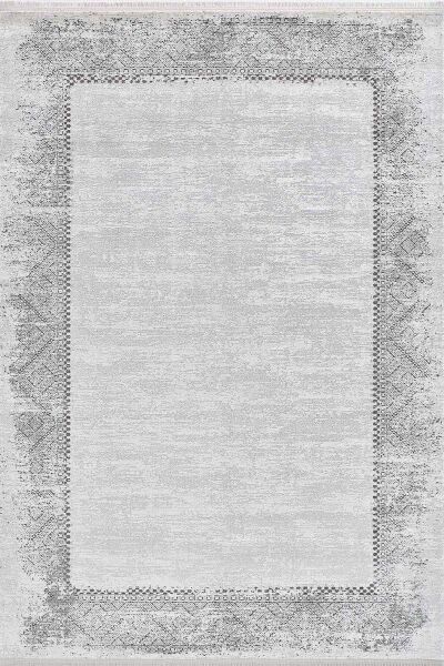 Black&Brown 15463 Dikdörtgen Doğal İplik Makine Halısı 240X340 - Su Yeşili