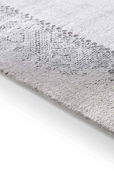 Black&Brown 15463 Dikdörtgen Doğal İplik Makine Halısı 100X200 - Su Yeşili