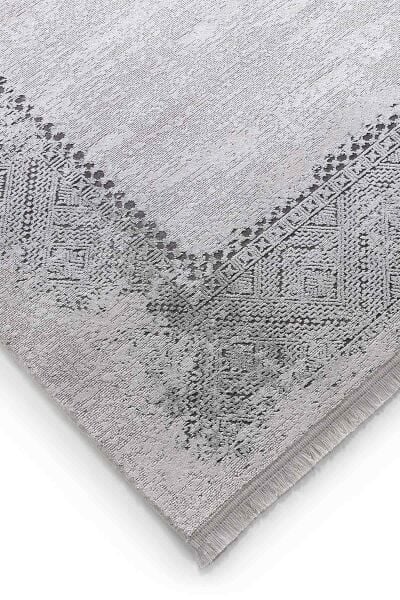 Black&Brown 15463 Dikdörtgen Doğal İplik Makine Halısı 80X150 - Su Yeşili