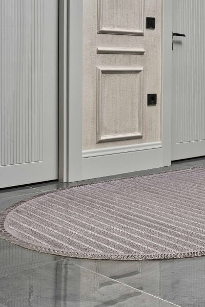 Deco Daisy 16666 Oval Tozumaz Makine Halısı 120X180 - Bej