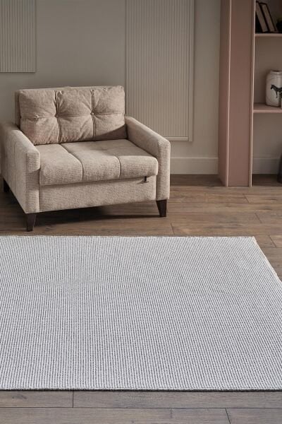 Deco Boheems 80147 Kaymaz Taban Dikdörtgen Halı Gri - 160x000