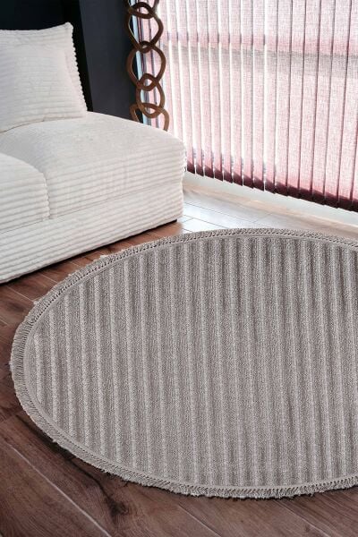 Deco Daisy 16666 Daire Tozumaz Makine Halısı 160x160 - Bej