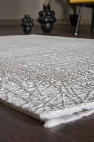 Carissa 13631 Dikdörtgen Akrilik Makine Halısı 100X300 - Vizon