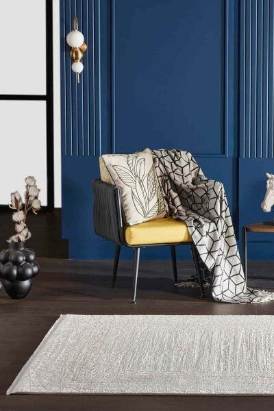 Carissa 13631 Dikdörtgen Akrilik Makine Halısı 100X300 - Vizon