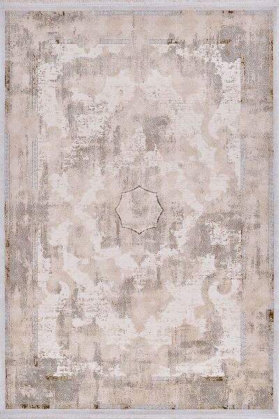 Esiliva 18296 Dikdörtgen Doğal İplik Makine Halısı 160x230 - Mocha