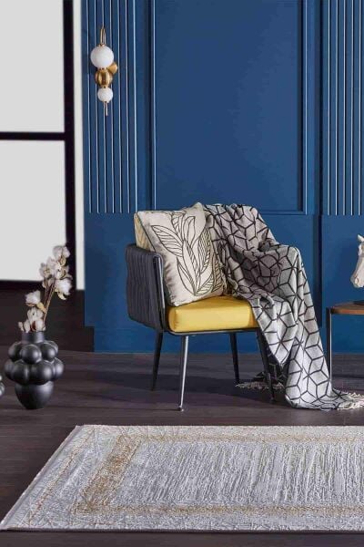 Carissa 13631 Dikdörtgen Akrilik Makine Halısı 100X200 - Bakır