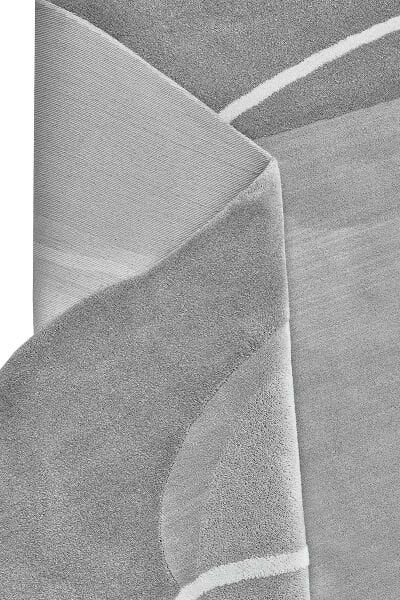Lugano Art 19041 Tozumaz Üç Boyutlu Özel Şekilli Tasarım Halı 160X230 - Gri