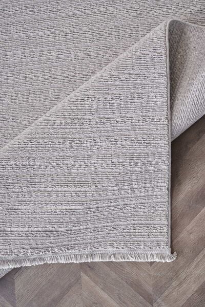 Deco Curlina 80044 Dikdörtgen Bukleli Halı 160x000 - Gri