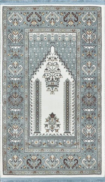 Doqu 18359 Gri Antitoz Seccade Mavi - 80X130 | Gümüşsuyu