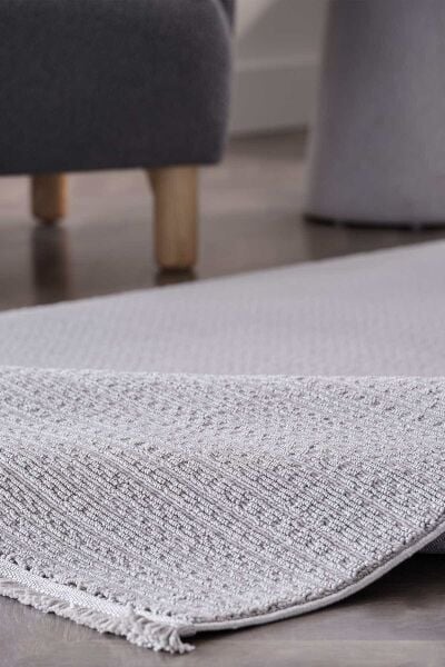 Deco Curlina 80044 Dikdörtgen Bukleli Halı 80x000 - Gri