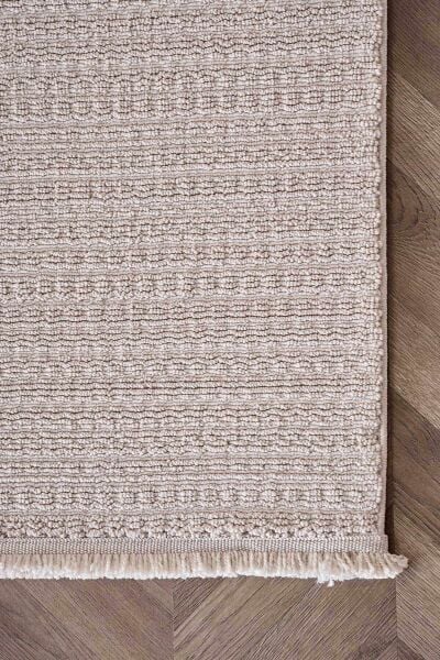 Deco Curlina 80044 Dikdörtgen Bukleli Halı 80x000 - Bej