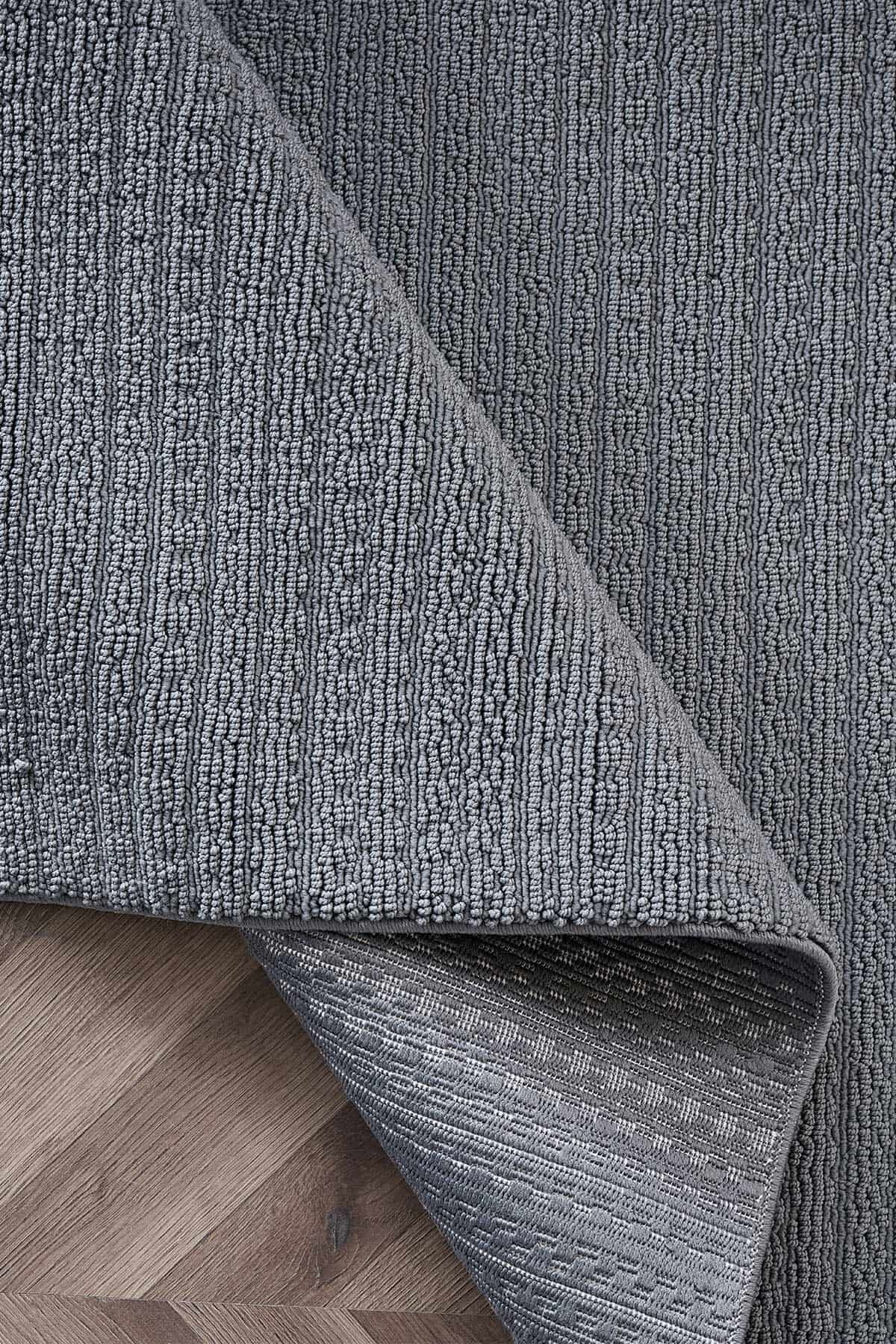 Deco Curlina 80044 Dikdörtgen Bukleli Halı 80x000 - Antrasit