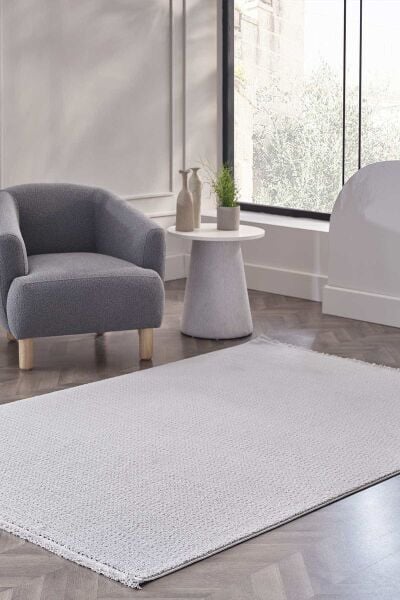 Deco Curlina 80044 Dikdörtgen Bukleli Halı 160X230 - Gri