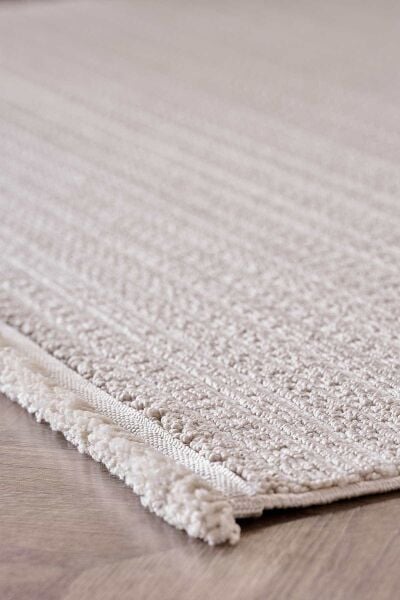 Deco Curlina 80044 Dikdörtgen Bukleli Halı 160X230 - Bej