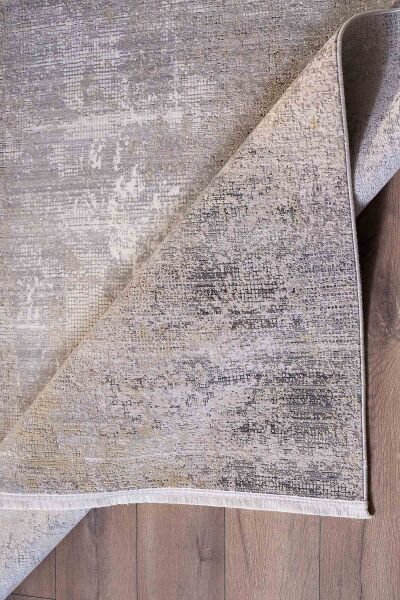 İpekzade100 80041 Doğal İplik Dikdörtgen Makine Halısı 160X230 - Sarı