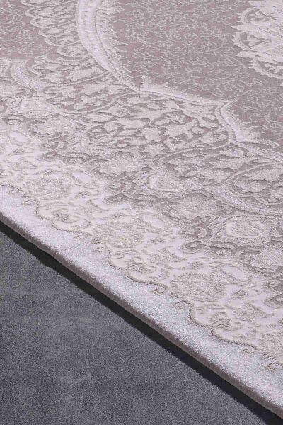 Esiliva 11431 Dikdörtgen Doğal İplik Makine Halısı 80X150 - Vizon