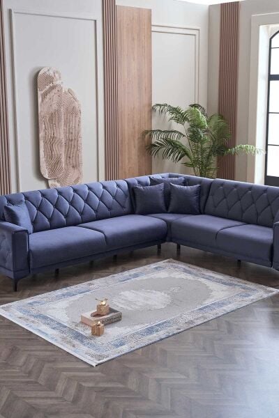 Viera 15597 Mavi - 200X290