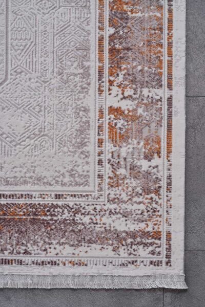 Viera 15598 Dikdörtgen Akrilik Makine Halısı Bakır - 200X290