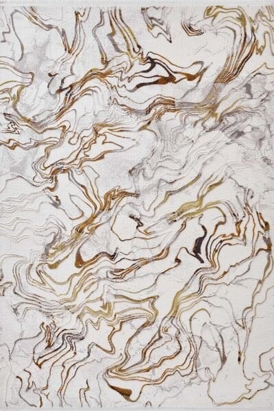 Viera 18832 Dikdörtgen Akrilik Makine Halısı 200x000 - Bakır