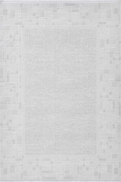 Viera 18837 Dikdörtgen Akrilik Makine Halısı 80X150 - Krem