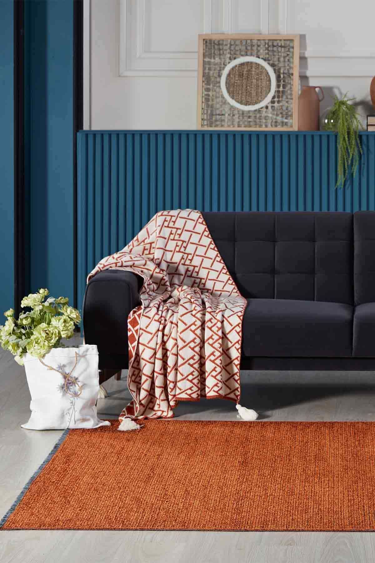 Deco Fashion 14017 Dikdörtgen Yıkanabilir Antitoz Halı 120X0000