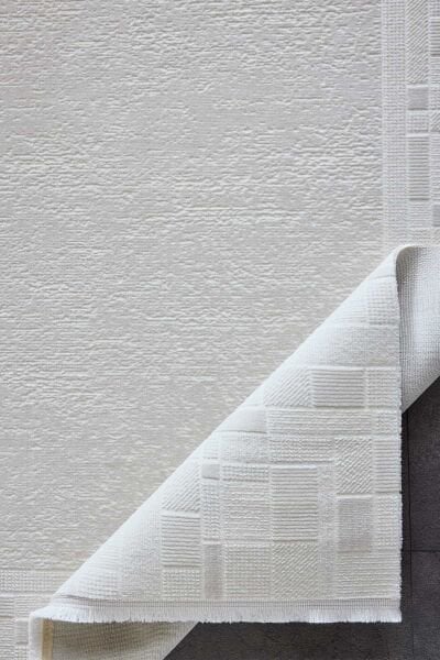 Viera 18837 Dikdörtgen Akrilik Makine Halısı 200x000 - Krem