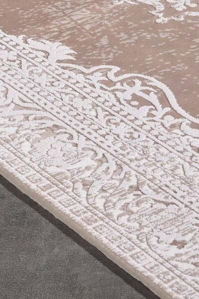 Carissa 11329 Dikdörtgen Akrilik Makine Halısı 120X180 - Kahverengi