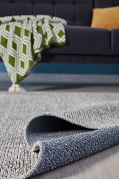 Deco Fashion 14017 Dikdörtgen Yıkanabilir Antitoz Halı 200X0000 - Gri