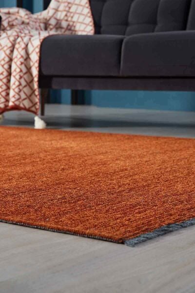 Deco Fashion 14017 Dikdörtgen Yıkanabilir Antitoz Halı 100X0000 - Bakır