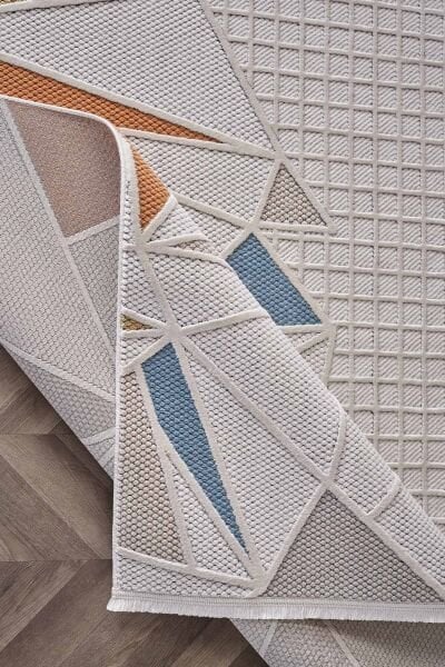 Deco Avior 17452 Dikdörtgen Geometrik Desenli Halı 200x000 - Multi