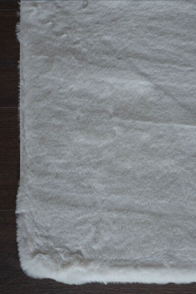 Deco Soft 15314 3D Spacer Taban Tozumaz Makine Halısı 100x000 - Beyaz