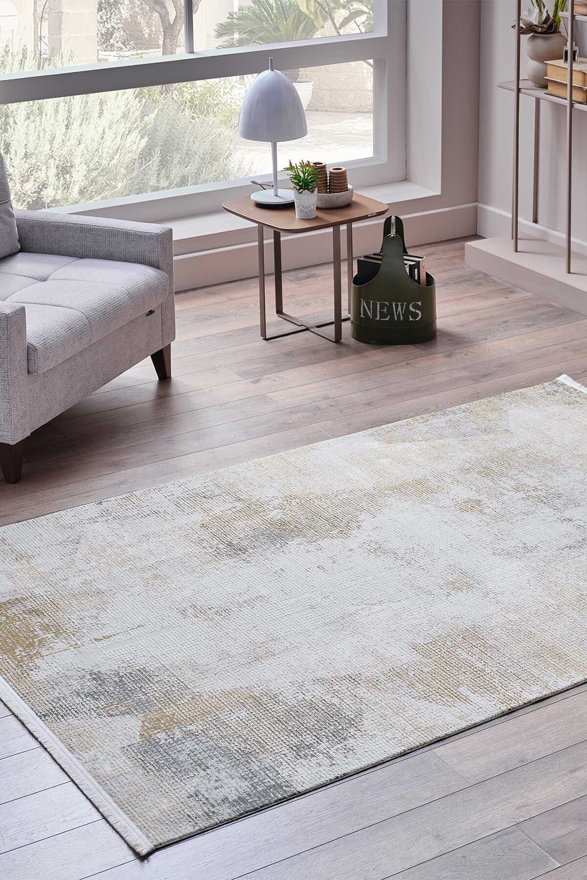 mattaco様 Black&Brown 18270 Dikdörtgen Doğal İplik Makine Halısı 120X180