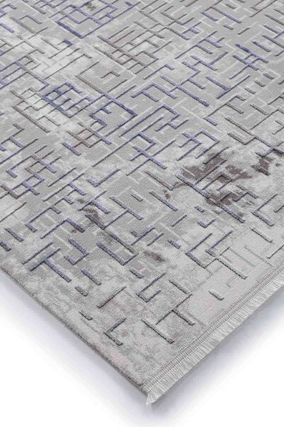 Viera 13541 Dikdörtgen Akrilik Halı 100X0000 - Mavi
