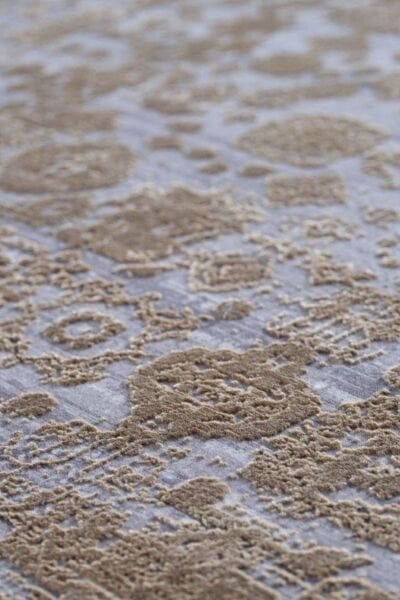 İpekzade100 13945 Doğal İplik Dikdörtgen Makine Halısı 200X290 - Gold