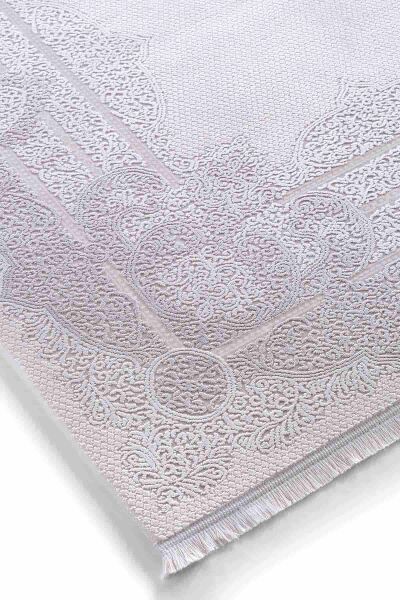Esiliva 13919 Dikdörtgen Doğal İplik Makine Halısı 100X300 - Gri